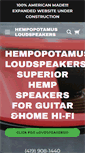 Mobile Screenshot of hempopotamusloudspeakers.com